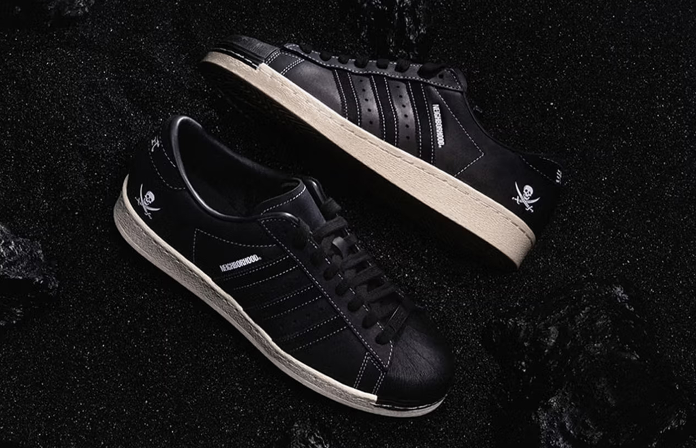 NEIGHBOURHOOD x adidas Superstar 'Ink Black' (ID8650)