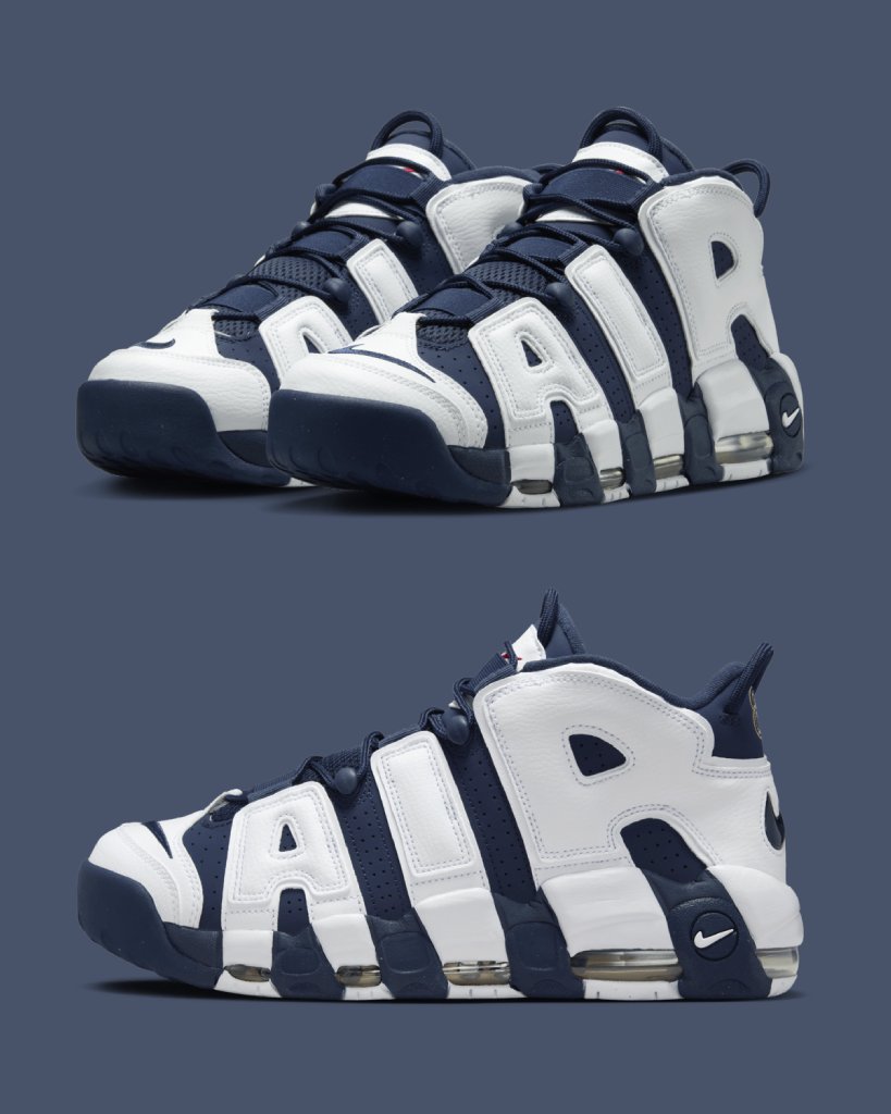 The Nike Air More Uptempo 'Olympic' is Back for 2024 Olympics