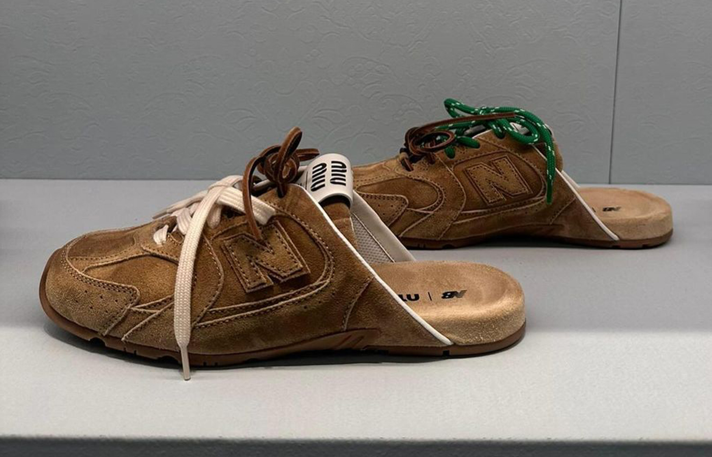 Miu Miu x New Balance 530 SL Mules