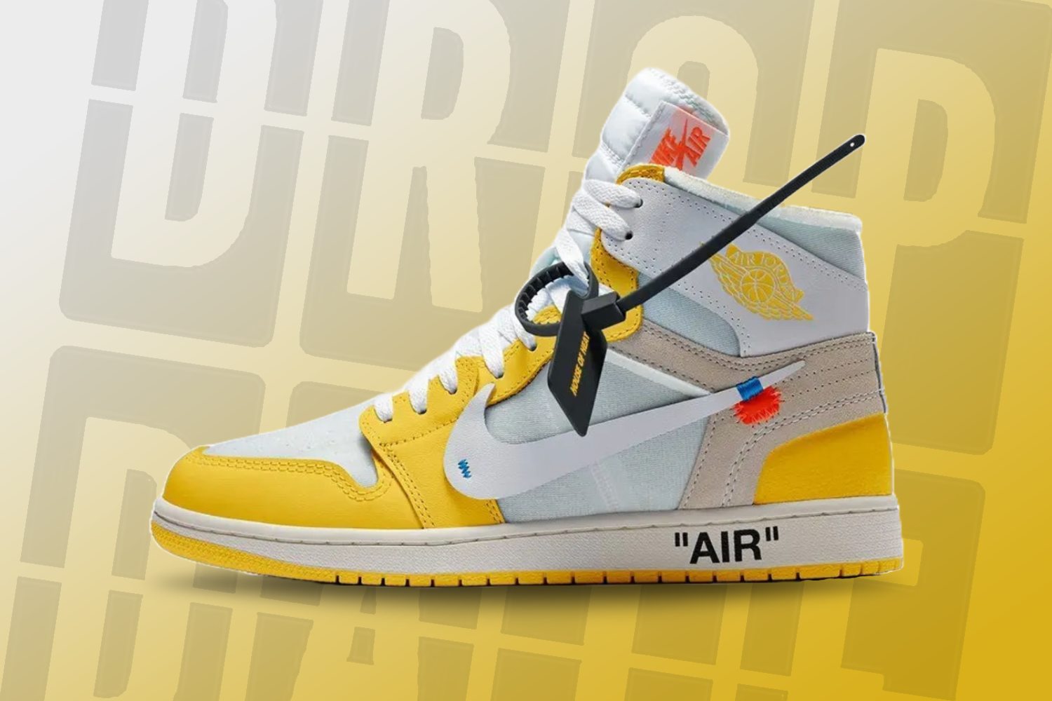 Off-White x Air Jordan 1 'Canary Yellow'