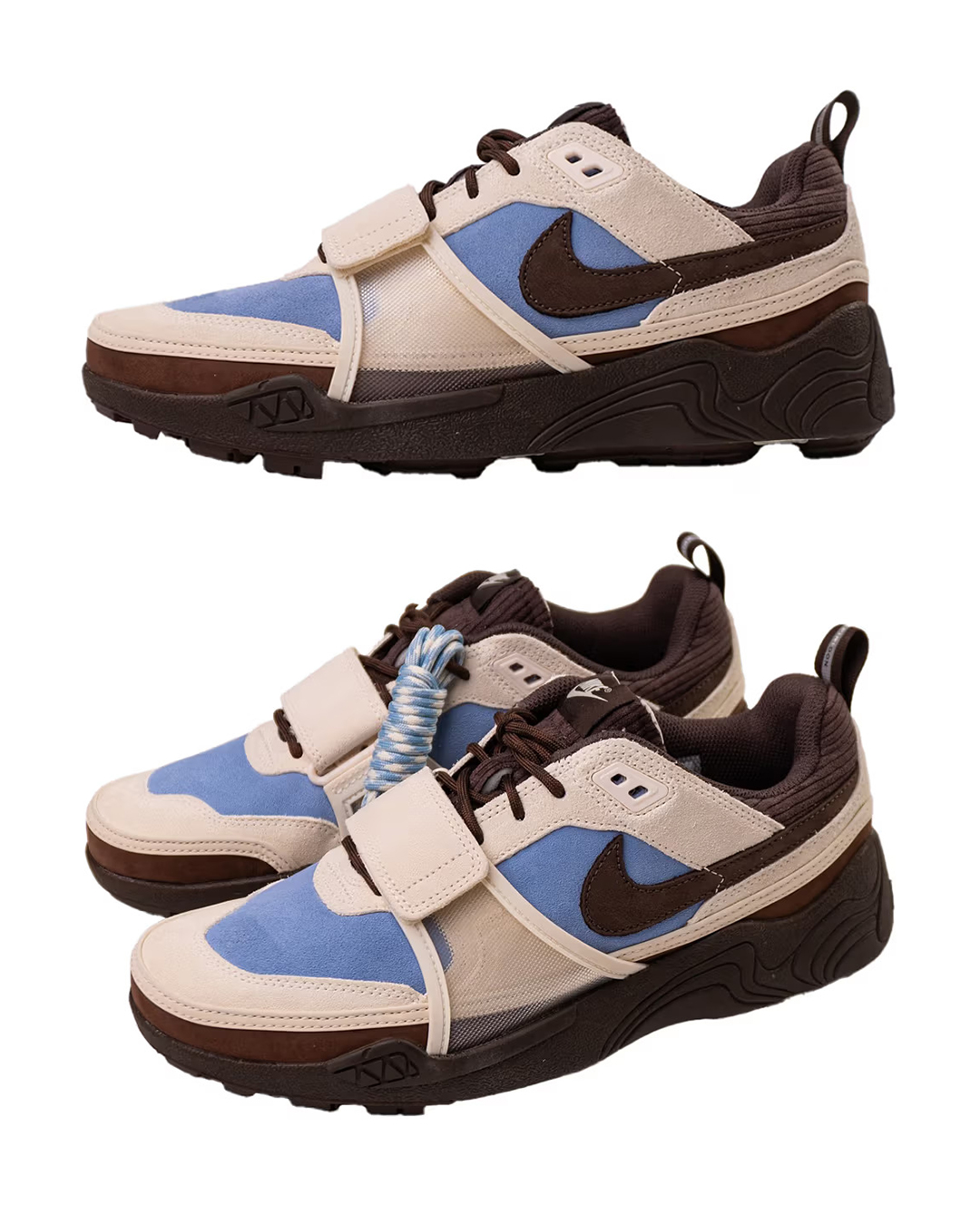 A First Look at the Travis Scott x Nike Zoom Field Jaxx 'Leche