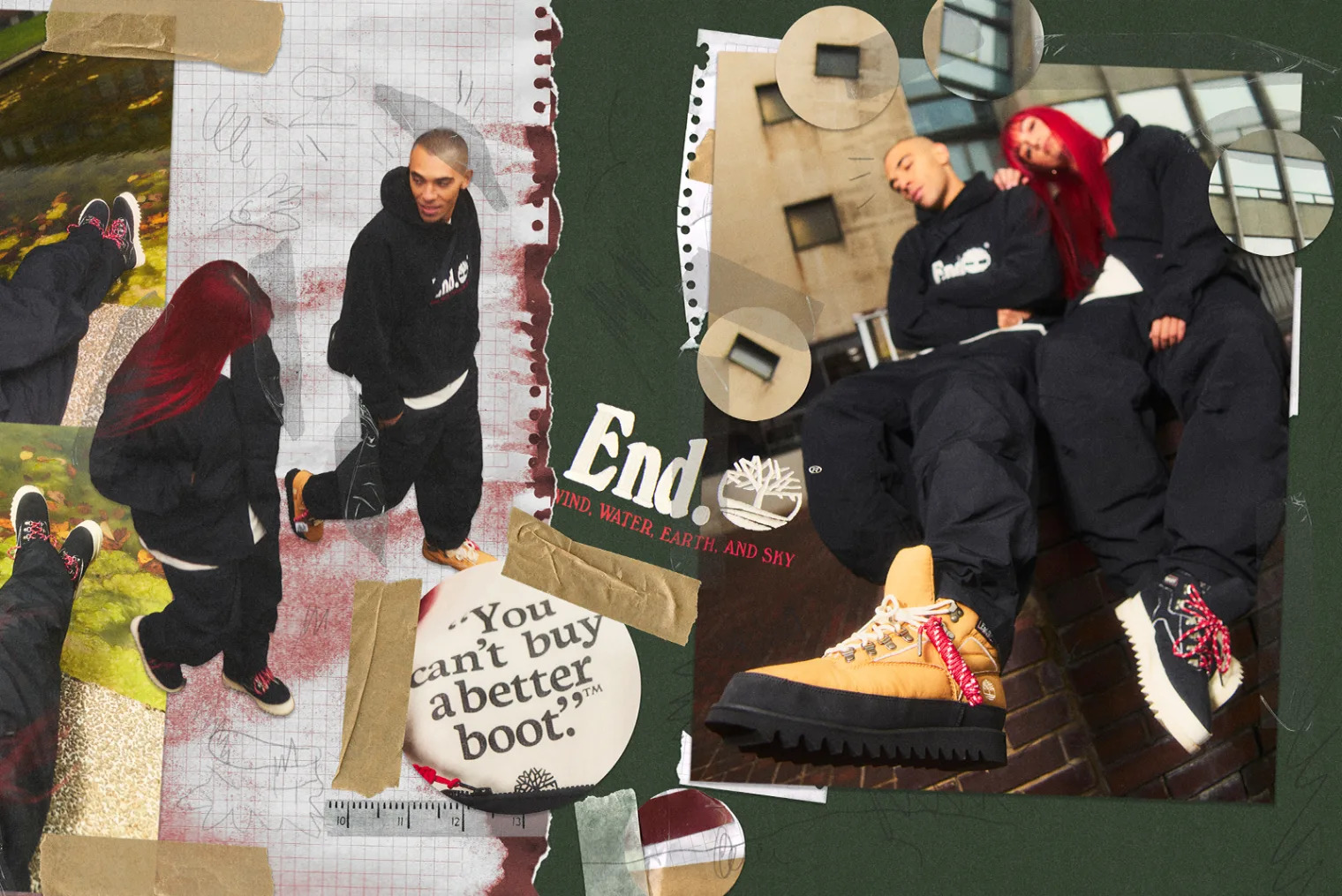 END. x Timberland 'Down Filled' Collection