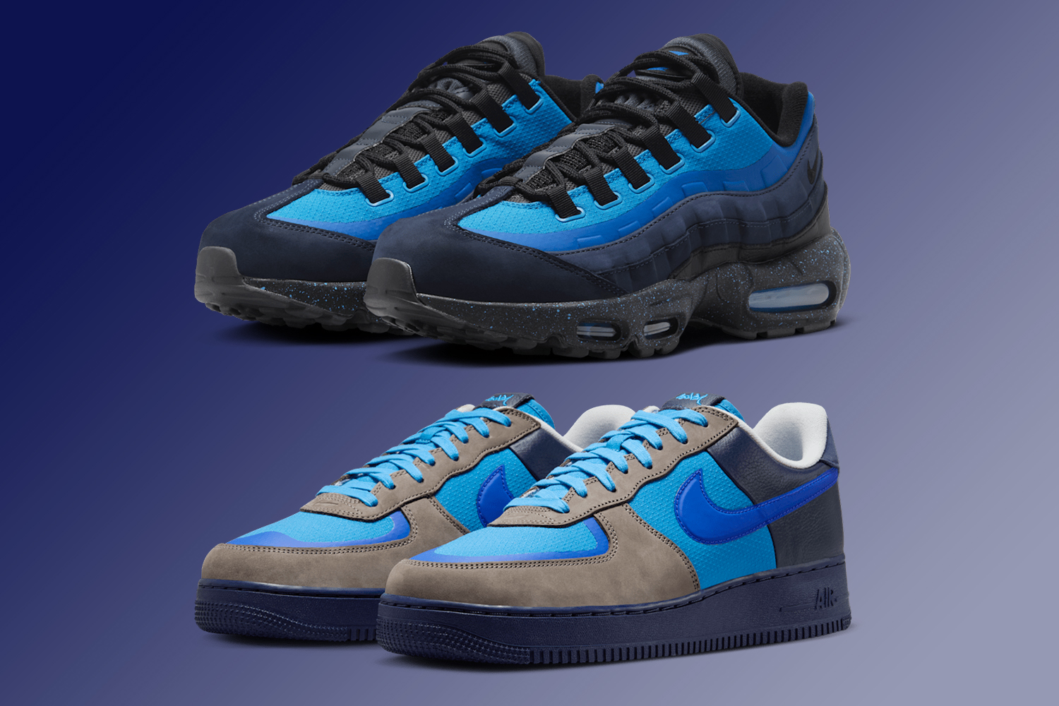 Stash x Nike Air Max 95 (HF5515-400) & Air Force 1 SP Low (HF5516-001)