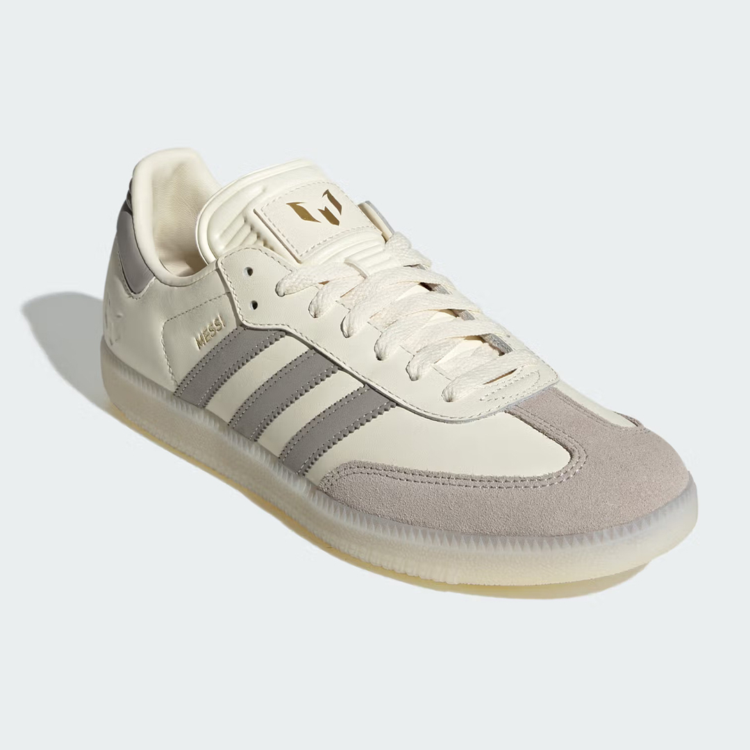 Lionel Messi adidas Samba 'Cream White' 