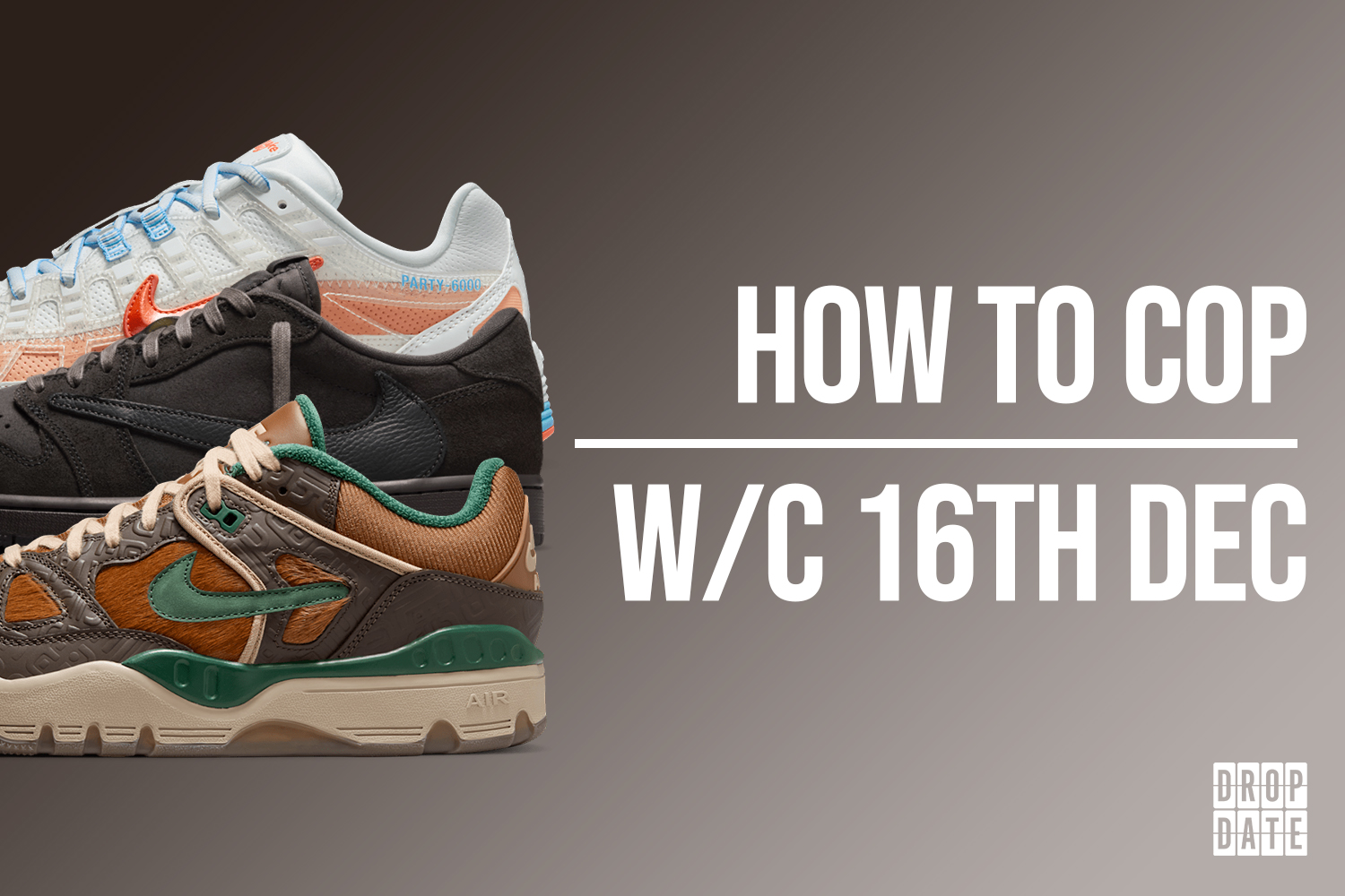 Sneaker Releases 16th December