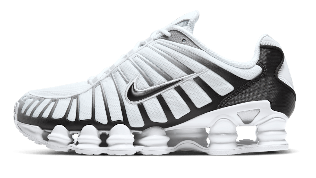 white nike shox