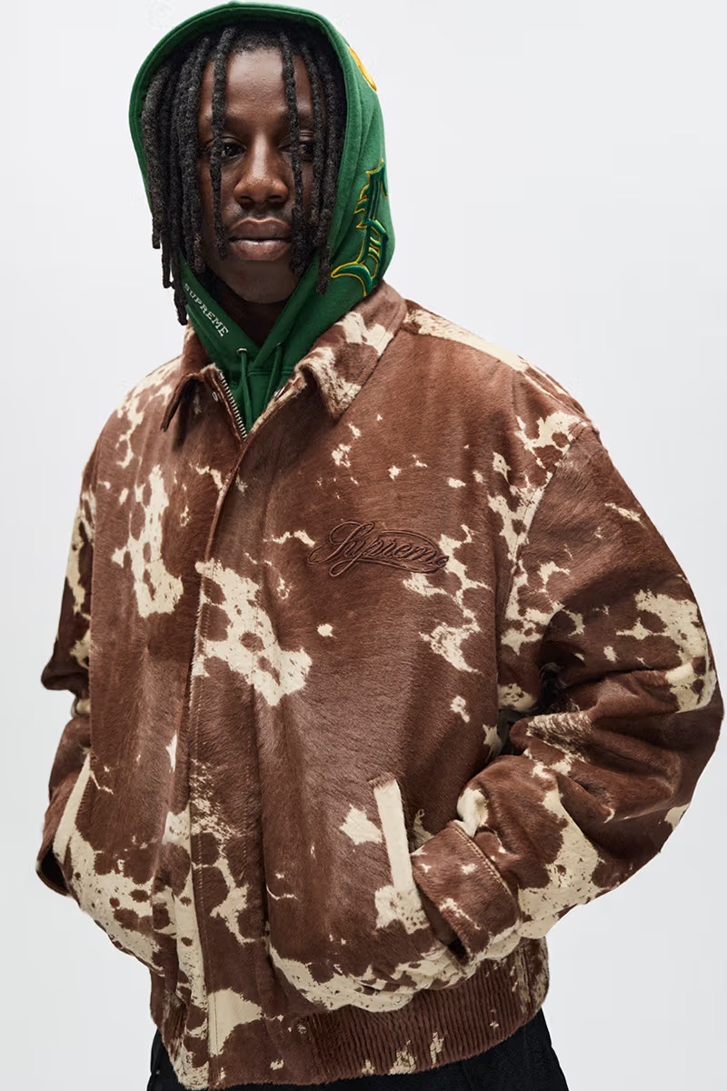 Supreme Jacket Cow Print