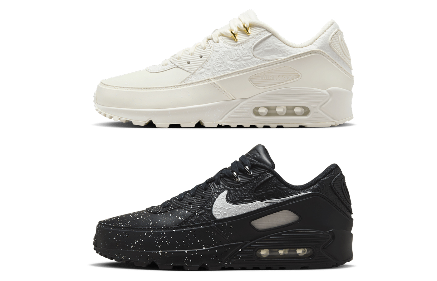 Slawn x Nike Air Max 90
'Black Speckle' (FD6492-001) & 'Sail Speckle' (FD6492-100)