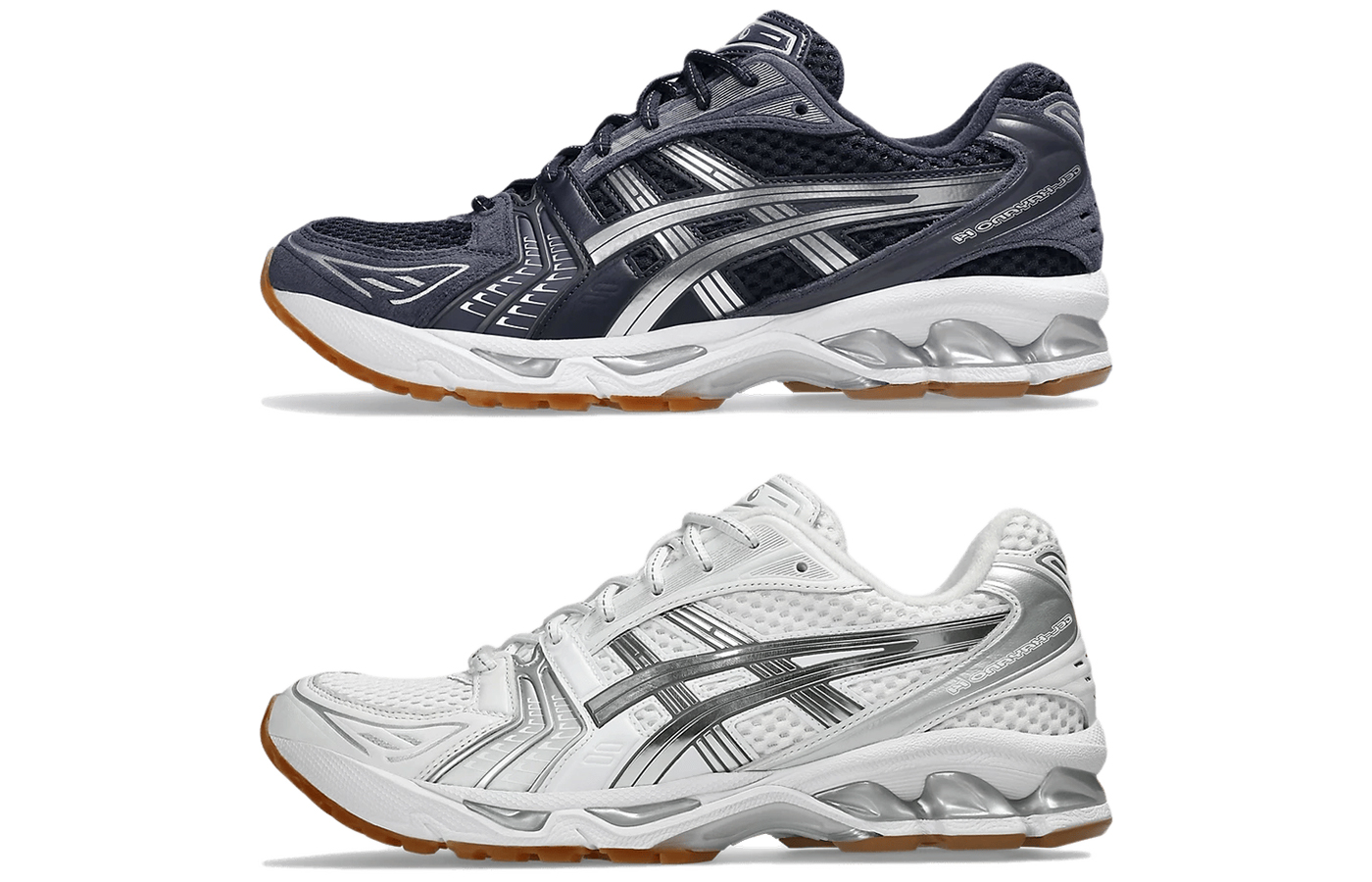 A.P.C. x ASICS Gel-Kayano 14
'Navy' (1203A926-400) & 'White' (1203A727-100)