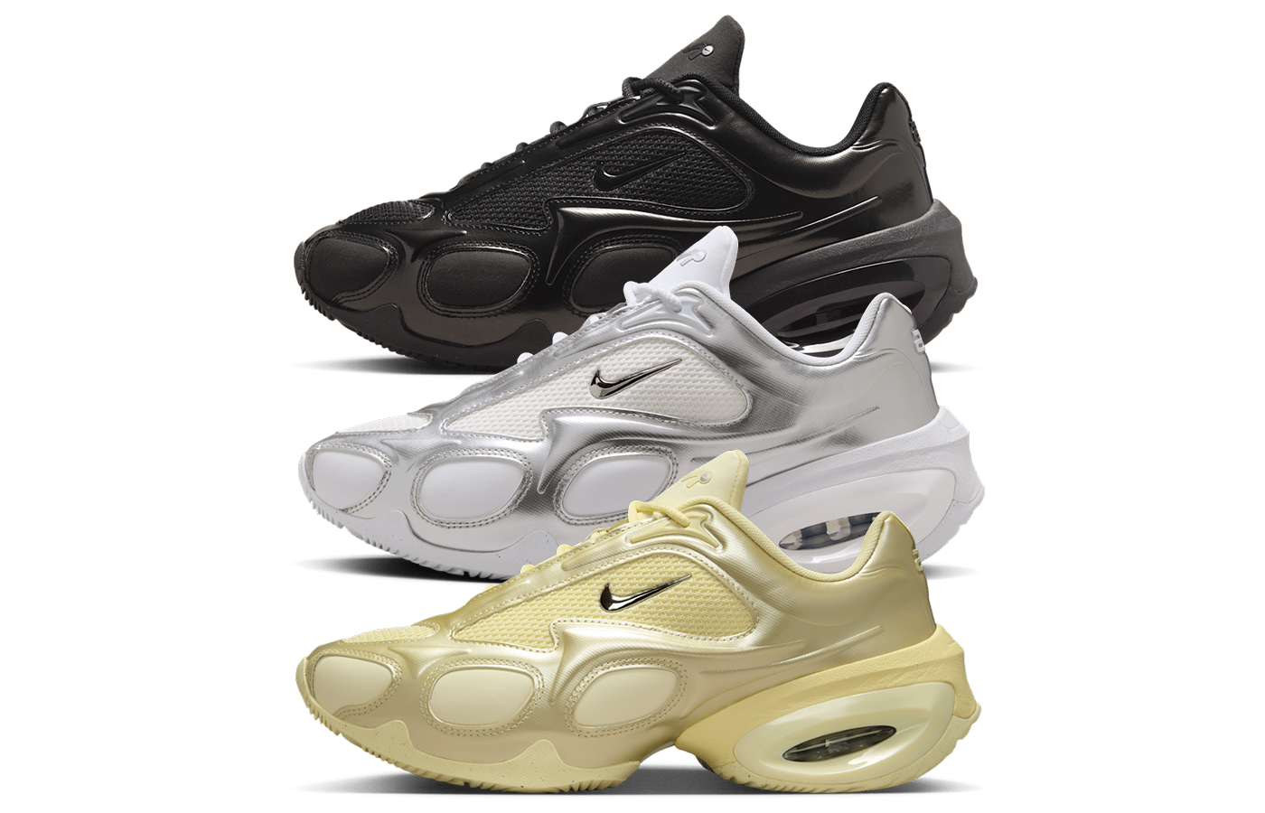 Sneaker Releases 7th April 2025 Nike Air Max Muse 

'Triple Black' (FV1920-003) / 'Metallic Silver' (FV1920-100) / 'Alabaster' (FV1920-700)
