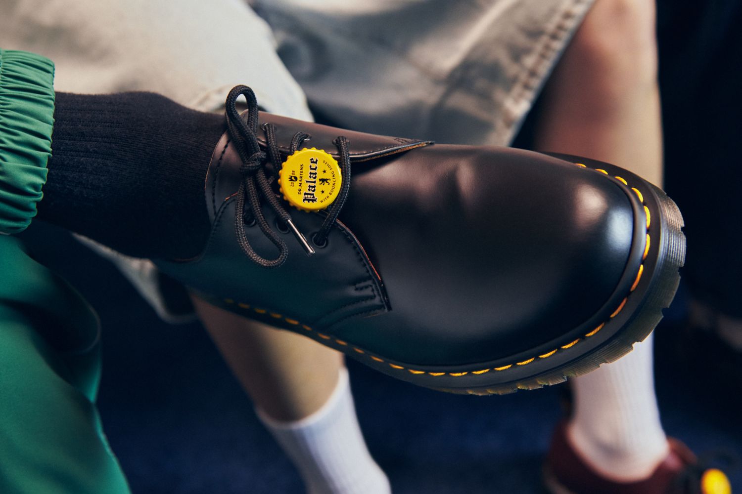 Dr. Martens 1461 Palace Black Vintage Smooth Leather Oxford Shoes