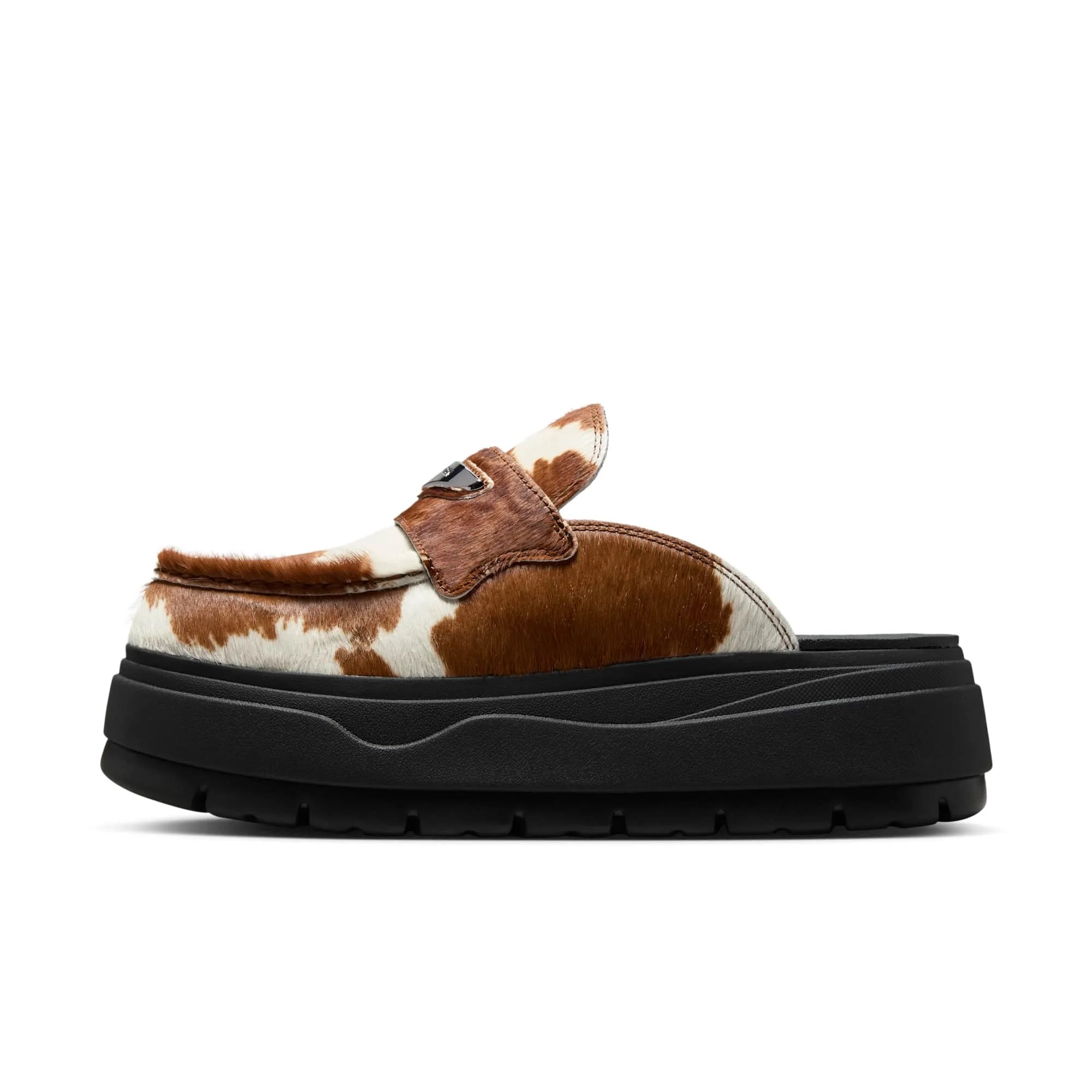Air Jordan Loafer Mule cow print