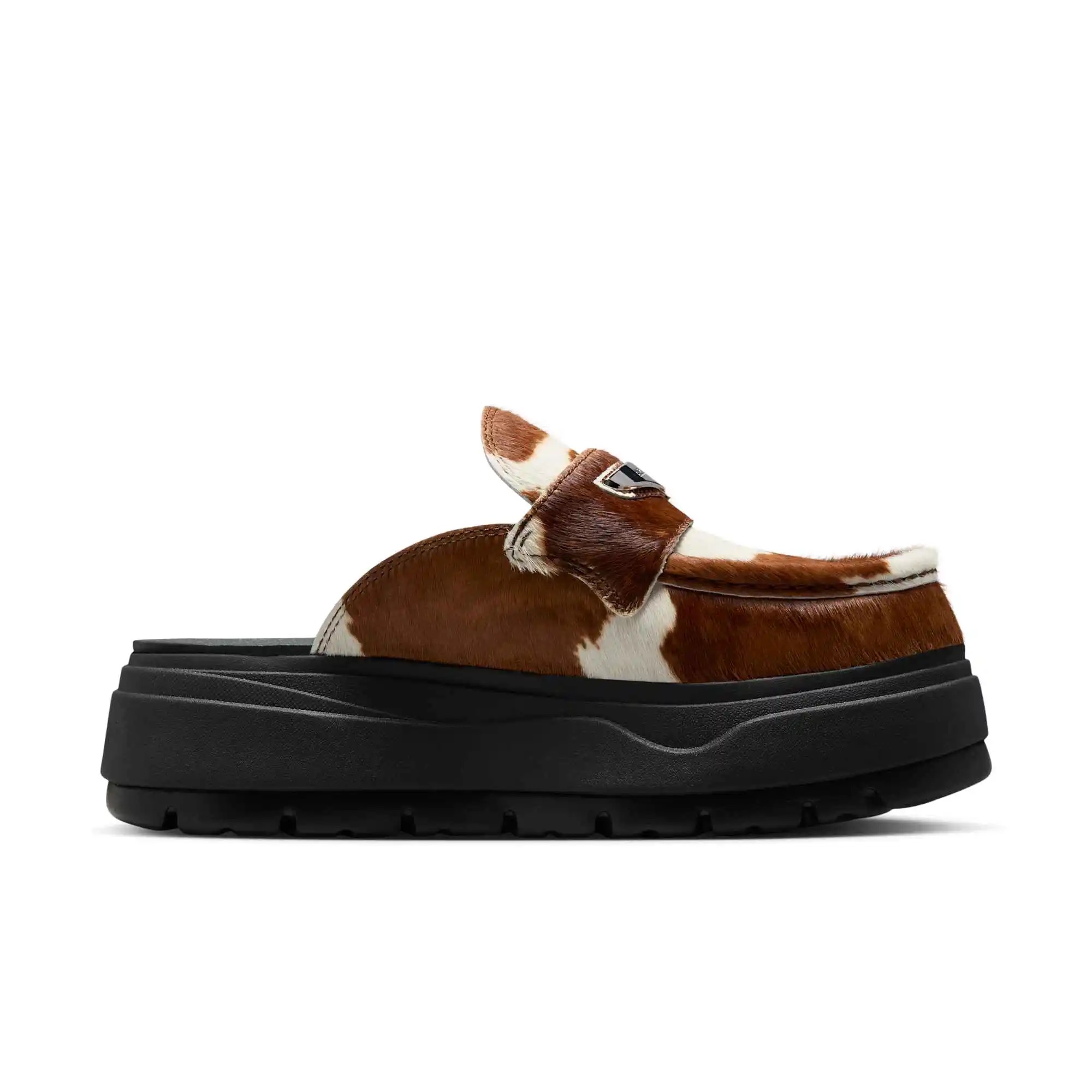 Air Jordan Loafer Mule cow print