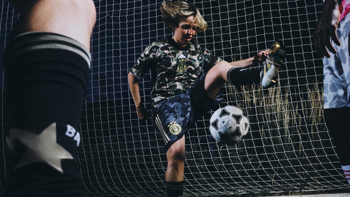BAPE x adidas voetbalcollectie 2025
