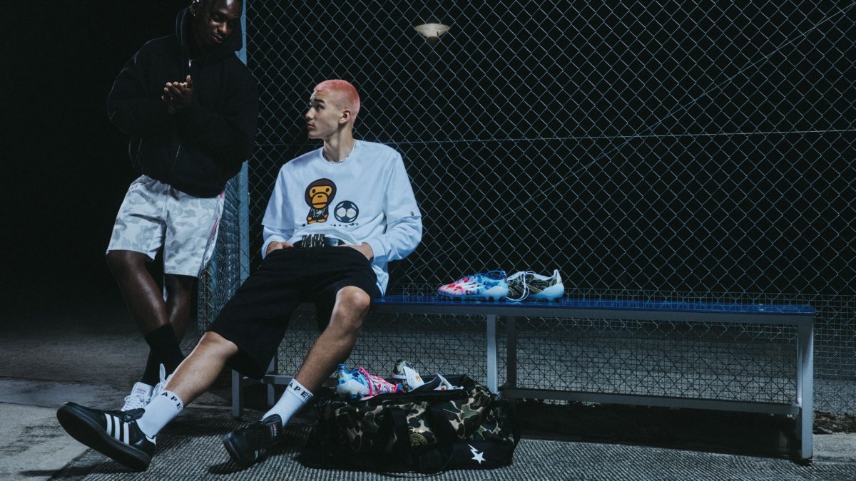 BAPE x adidas voetbalcollectie 2025
