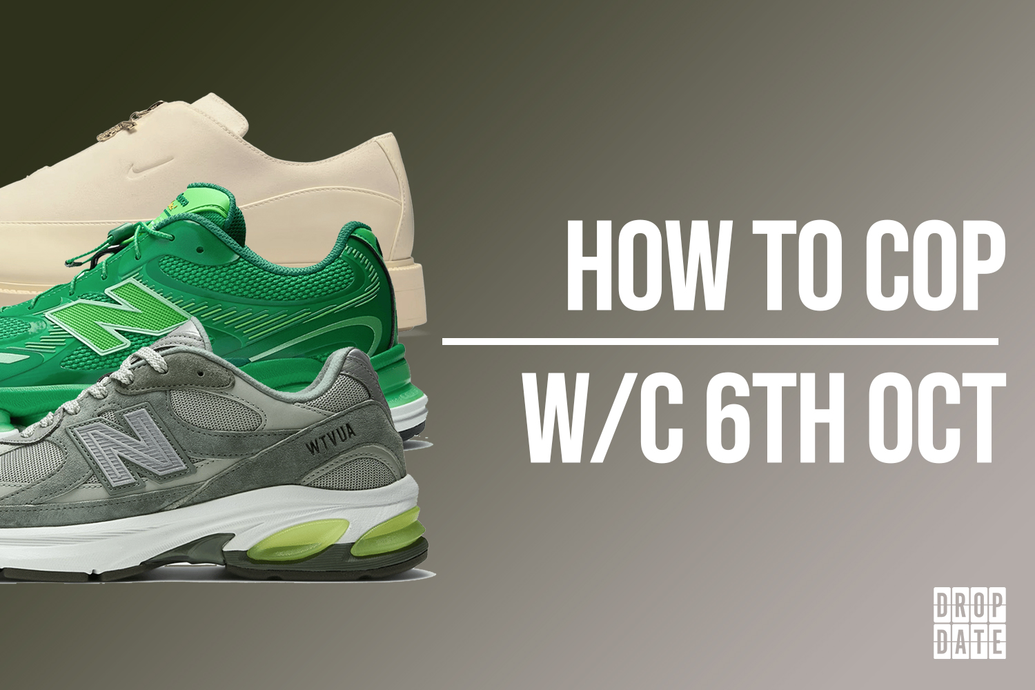 Sneaker Releases 6th October